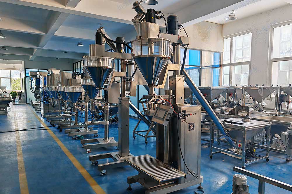 粉体半自动国产午夜麻豆影院在线观看进行分装